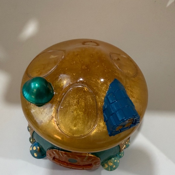 Unique Resin Whimsical Mushroom House Jar - Picture 4 of 10